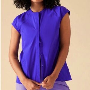 Athleta Performance Poplin Popover size small